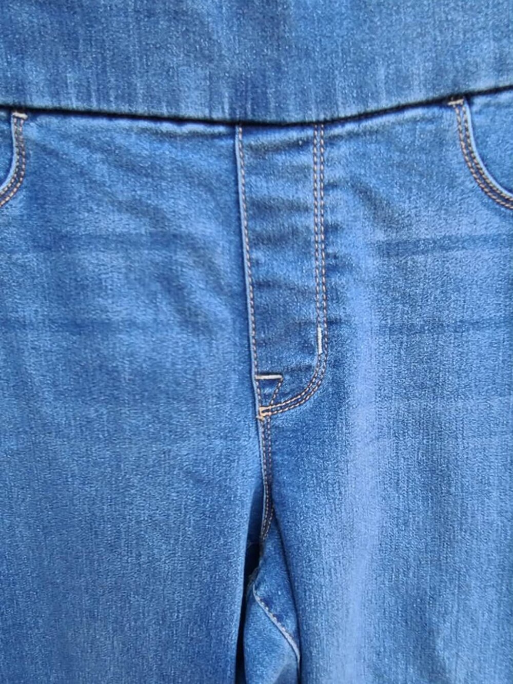 Nine West No Zip Stretchy Heidi Pull On Skinny Jeans size 10 - Picture 5 of 8
